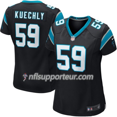 Maillot Femme Carolina Panthers Luke Kuechly 59 Nike Noir 